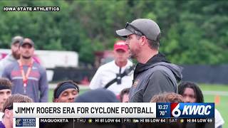 Iowa State football starts fall camp with new head coach Jimmy Rogers