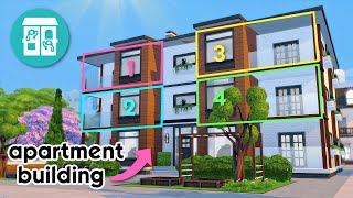 I BUILT CUSTOM APARTMENTS WITH FOR RENT! | Sims 4 For Rent