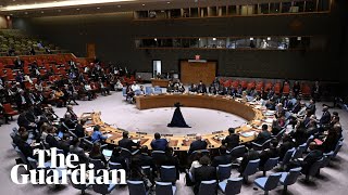 UN security council to vote on Gaza international force plan – watch live