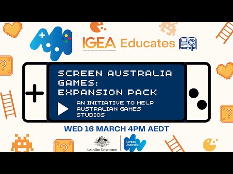 IGEA Educates Screen Australia Games Expansion Pack