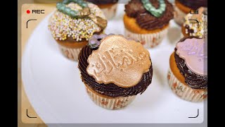 Cup Cake EID  كاب كيك بحبتين بيض فقط طريقة سهلة و سريعة و اقتصادية