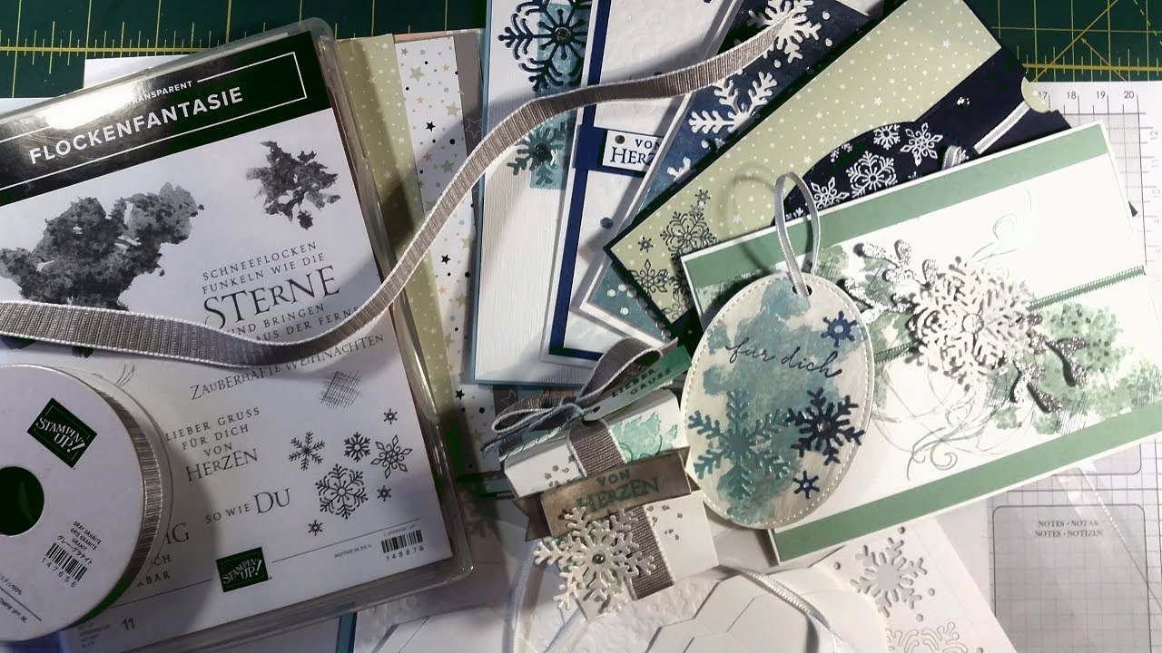 Erhalte ein GRATIS Materialpaket mit dem Novemberkit Flockenfantasie/ Stampin`Up!