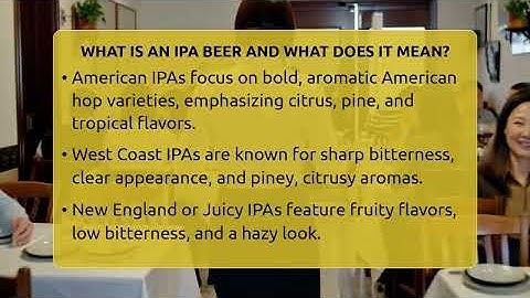 What Is An IPA Beer And What Does It Mean? - The Pint Guy