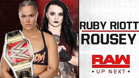 Ruby Riott Vs Ronda Rousey: Monday Night RAW #WWE2K18 #RAW