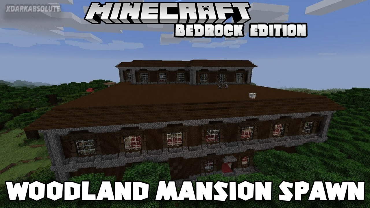 Woodland Mansion Pe Creation Minecraft Pe Maps