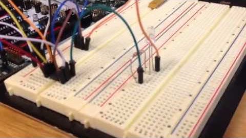Display output from the DAC on the oscilloscope