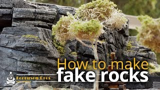 How to make realistic lightweight fake rocks