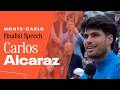 Carlos Alcaraz Finalist Speech | Monte Carlo 2026