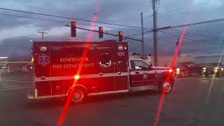 Kennewick Fire Department Medic 1822 Responding