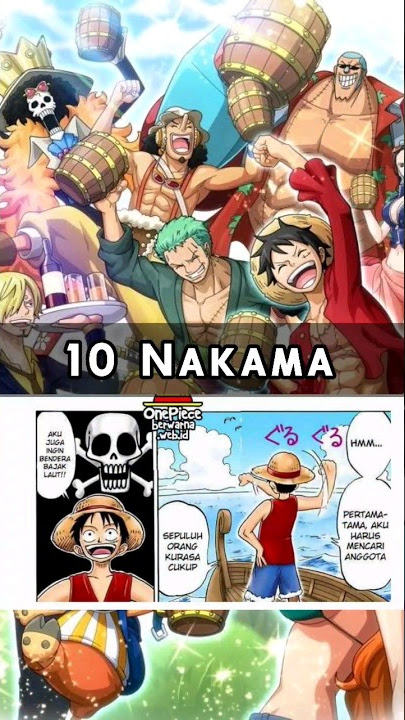 NAKAMA TERAKHIR BAJAK LAUT TOPI JERAMI #onepiece
