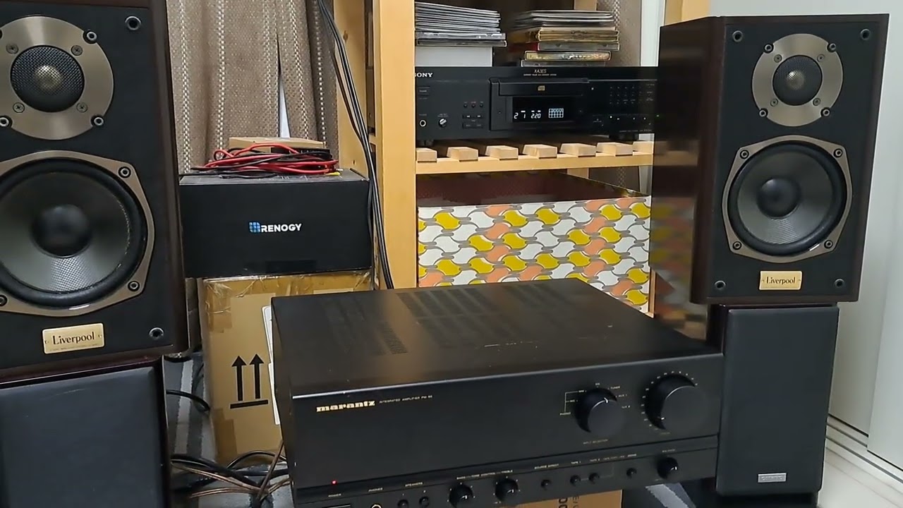 Marantz PM-50 プリメインアンプ - YouTube