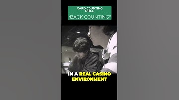 Blackjack card counting drill: back counting