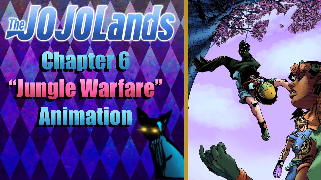 The JOJOLands chapter 6 “Jungle Warfare” fan animation