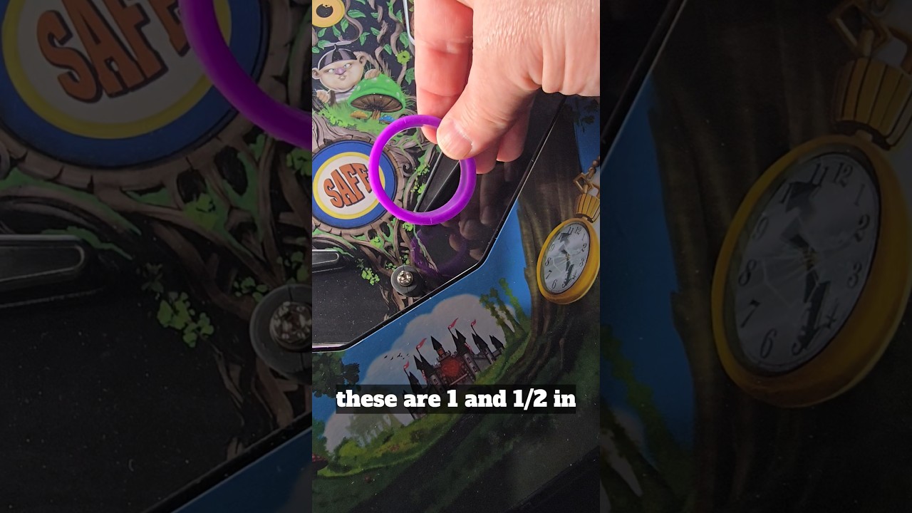 How to replace flipper bands on Alice Goes to Wonderland @WonderlandAmusements