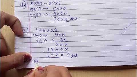 PSEB 5th maths exercise 2.9 fully solved/ chapter Fundamental operations on numbers