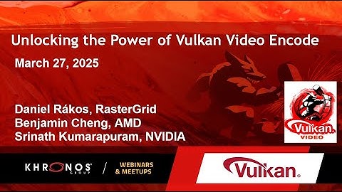 Unlocking the Power of Vulkan Video Encode