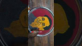 kcr sir water rangoli art #kcr #kcrlatestspeech #brs #brspartyoffice #trending #trendingart