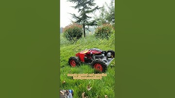 China made remote controlled brush cutter for sale, chinese best remote control mower for slopes