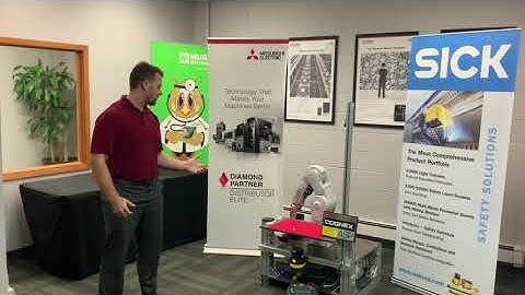 Mitsubishi Robot Demo Integrated with Safety and Vision