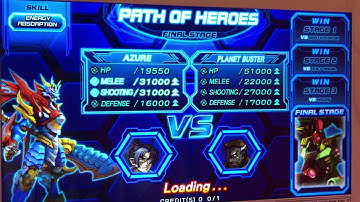 Hero of robots POH Azure Vs. Planet Buster (FINALE)