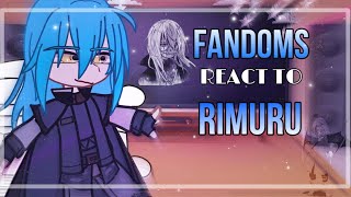 Fandoms React To RIMURU | part 3 | Eng x Rus
