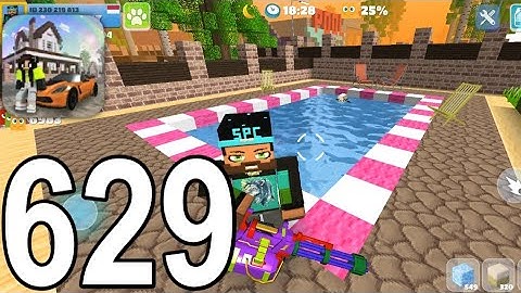 School Party Craft - New Update:  Simple White Pink Pool - Gameplay Walkthrough Part 629