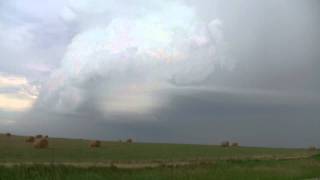 Time lapse of supercell and meso near Eagle Butte, SD (8-1-11)