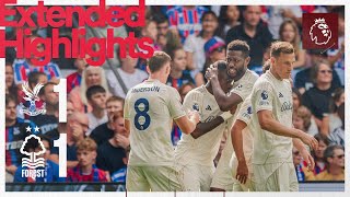 Hudson-Odoi On Target! 🎯 | Crystal Palace 1-1 Forest | Extended Premier League Highlights