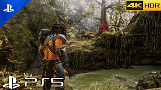 (PS5)Predator Hunting Grounds - HUNTING Prey Gameplay | Realistic ULTRA Graphics [4K 60FPS HDR]