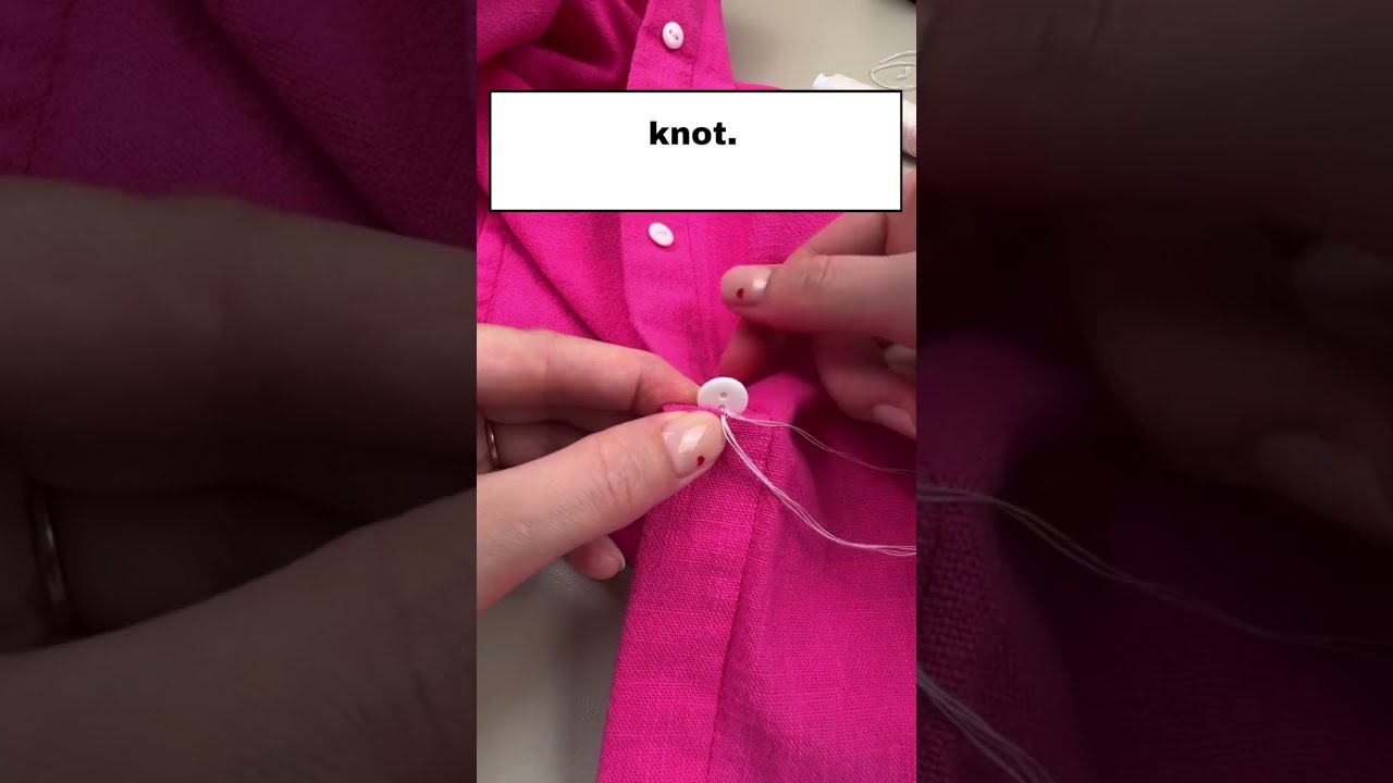 【THE MOZZ】Sara Whole Garment Button Setup Attach Buttons with a Sewing Machine - Sewing Tutorial - YouTube