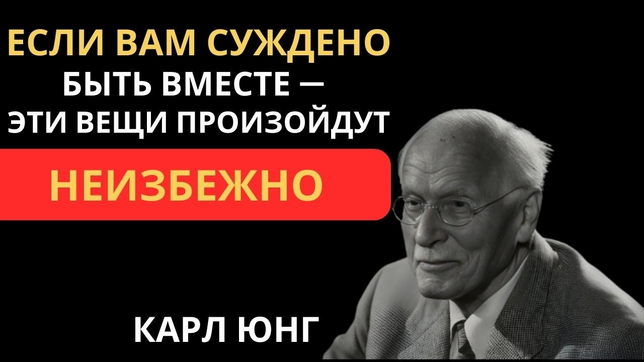 Признаки, что тебе ПРЕДНАЗНАЧЕНО быть вместе с этим человеком | Карл Юнг