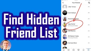 How To Find Facebook Hidden Friend List | Can You See Who Is In The Hidden Friend List?