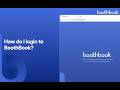 How do I login to BoothBook