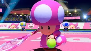 Mario Tennis Aces - Toadette Gameplay Online