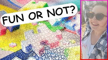 ❤️🧩 Gradient Cascade by Ravensburger ❤️🧩 1027 piece jigsaw puzzle time lapse