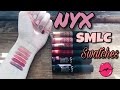 Nyx Soft Matte Lip Cream Swatches || Свотчи