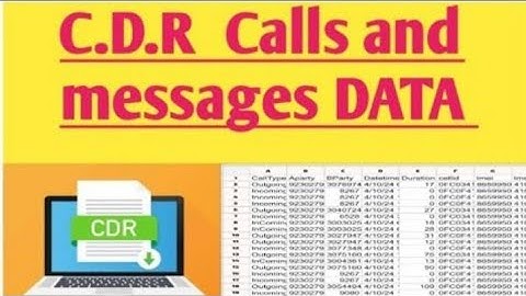 how to check cdr of any number | cdr kaise nikale | Data Official