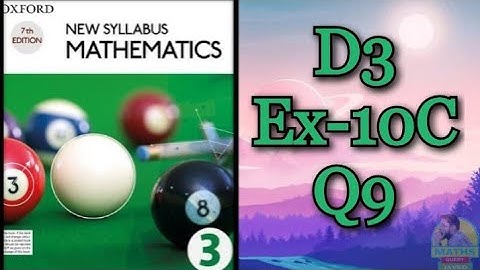 Q9 || Ex-10C || D3 || Arc length, Area of sector, and Radian measure in Urdu/Hindi