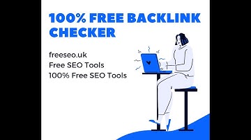 100% Free Backlink Checker | Free SEO Tools