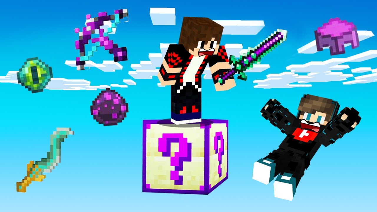 ماين كرافت : عشت 24 ساعة على بلوكة حظ الايند ولكن الحظ نادر !!؟ 🔥😱