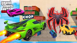 GTA 5 CHOP AND FROSTY PLAY THE SPIDER MAN MSTRY BOX
