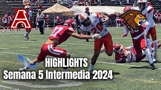 HIGHLIGHTS | Aguilas Blancas IPN vs Leones Anahuac Norte | Semana 5 | Intermedia ONEFA 2024