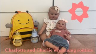 Charlie and Charlotte’s morning routine/reborn roleplay by Ireland Rose Reborns 4,332 views 7 months ago 4 minutes, 3 seconds