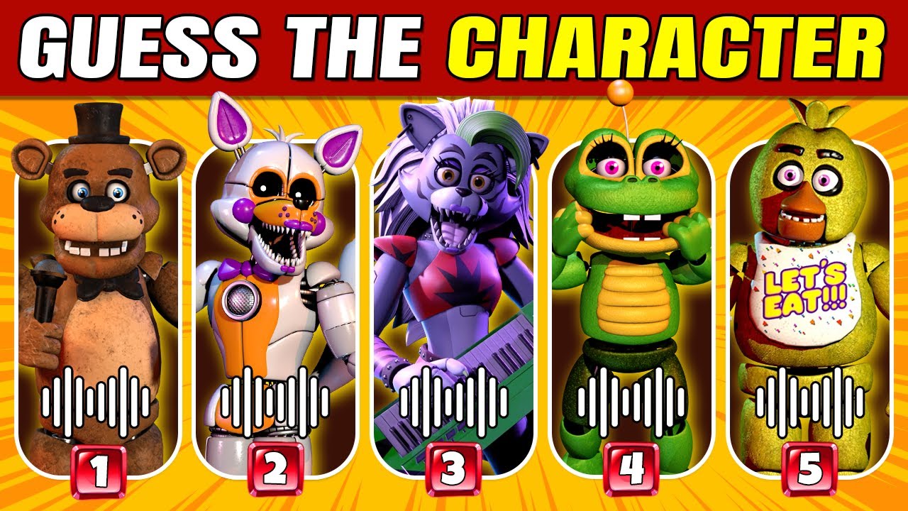 Guess The FNAF Character by Voice & Emoji - Fnaf Quiz | Five Nights At ...