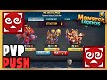 PVP PUSH USING DIABOLUS, ENDIKU AND ADALED (Monster Legends)