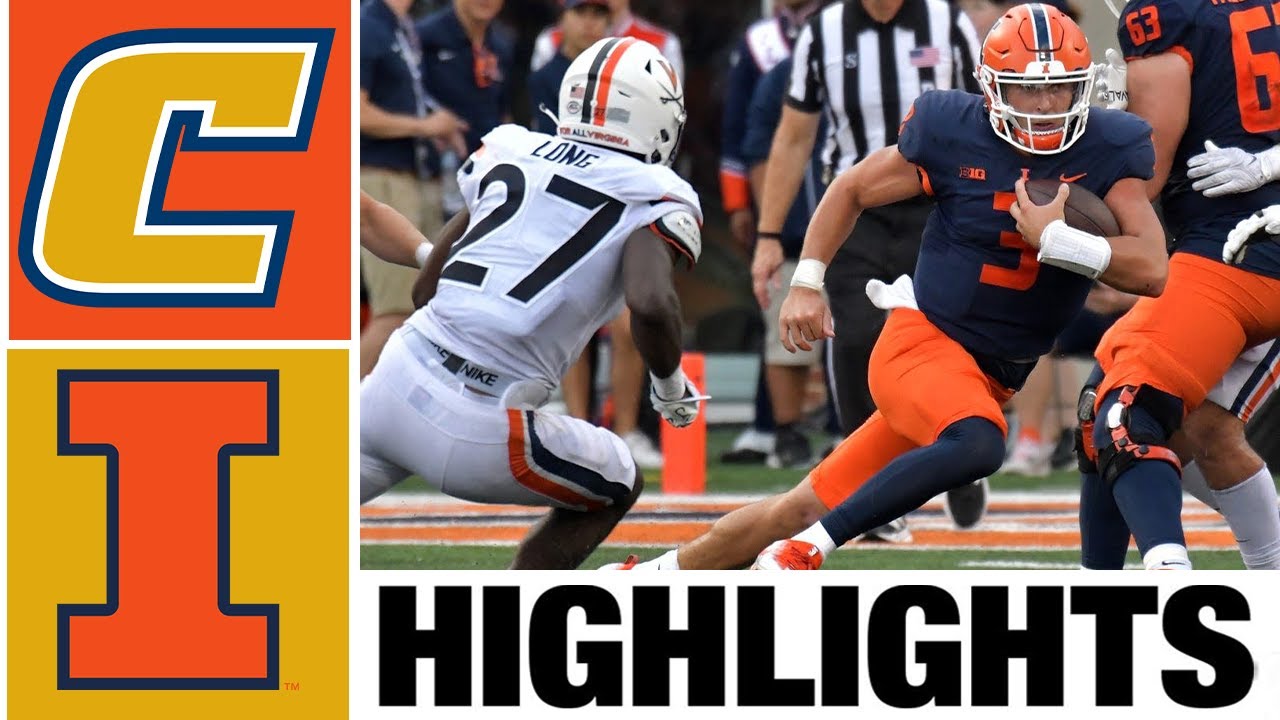 Chattanooga vs Illinois Highlights | College Football Week 4 | 2022 College Football