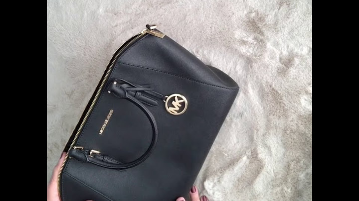 Michael kors large ciara top zip leather satchel rose gold năm 2024