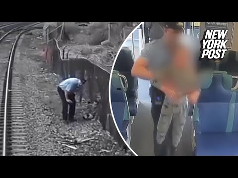 Harrowing rescue of 3-year-old boy with autism on Metro-North train tracks caught on video | NY Post