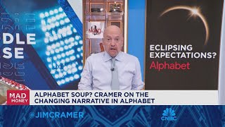 I don't regret selling some Alphabet, we have plenty left, says Jim Cramer
