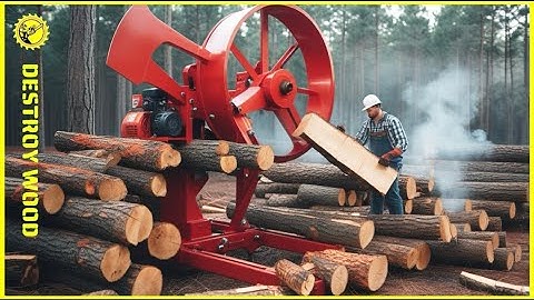 Fastest Automatic Firewood Processing Machine | World